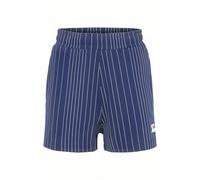 FILA Tebra High Waist Shorts Medieval Blue/antique White Irregula Größe: M | Kurze Sporthosen Outlet | Damen | Weiß