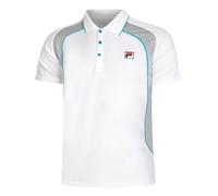 Fila Tennis-Polo Harrison weiss/grau Herren, Größe L