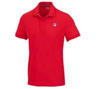 Fila Tennis-Polo Hermano (100% rec. Polyester, klassisch Look) rot Herren, Größe XL