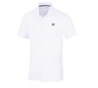 Fila Tennis-Polo Hermano (100% rec. Polyester, klassisch Look) weiss Herren, Größe XXL