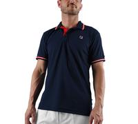 Fila Tennis-Polo Piro navyblau/rot Herren, Größe XL