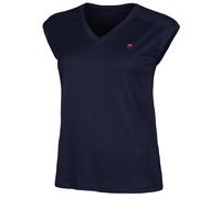 Fila Tennis-Shirt Maia (V-Ausschnitt) navyblau Damen, Größe L