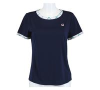 Fila Tennis-Shirt Yamila (angenehmes Tragegefühl) navyblau/weiss/grün Damen, Größe S