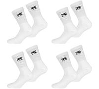 FILA 3 Paar Socken Unisex - Frottee Tennissocken, Crew Socks, Logobund, 35-46 Schwarz 43-46 (9-11 UK)