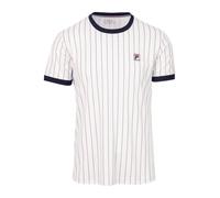 Fila Tennis-Tshirt BB1 Stripes (rec. Polyester) weiss/navyblau Herren, Größe L
