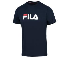 Fila Tennis-Tshirt Logo dunkelblau Herren, Größe S