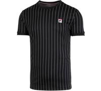 Fila Tennis-Tshirt Stripes schwarz Herren, Größe L