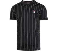 Fila Tennis-Tshirt Stripes schwarz Herren, Größe M