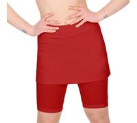 Fila Tennisrock Nele mit Innenhose (hoher Bund) rot Damen, Größe M