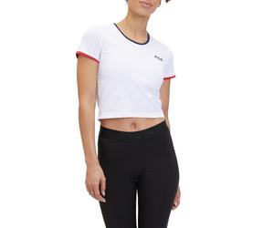 FILA Tivoli Cropped Tee Bright White Größe: XL | Hemden Outlet | Damen | Weiß