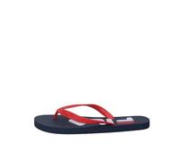 FILA Troy men Herren Slipper, Blau (Dress Blues/High Risk Red), 44 EU