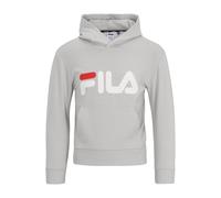 FILA Unisex Bajone Classic Logo Hoody Light Grey Melange Größe: 86/92 | Sportbekleidung Outlet | Unisex | Grau