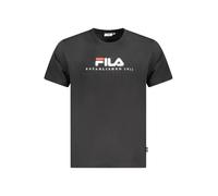 Fila Unisex Bio Baumwoll Tshirt Rundhals Logo Stickerei - Größe: S