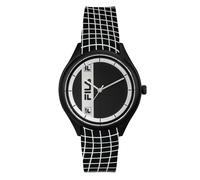 FILA Unisex Erwachsene Armbanduhr FILASTYLE 44 mm Armband Silikon 38-321, Farbe:schwarz