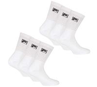 Fila Socken F9000 Unisex 3er-Pack lang Frottee Weiß Größe 43-46