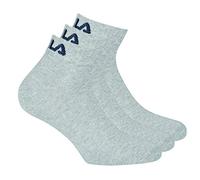 Fila F9300 Socken Unisex, Grau, 39/42, 3-er Pack