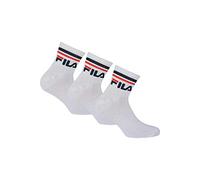 Fila Unisex Quarter-Socken F9398 Weiß Größe 39-42