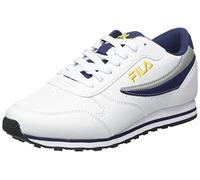 FILA Unisex Kinder Orbit Teens Sneaker, White-Medieval Blue, 36 EU