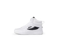 FILA Unisex Kinder Rega Nf Mid Teens Sneaker, White Black, 37 EU