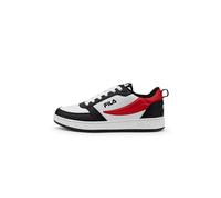 FILA Unisex Kinder Rega Nf Teens Sneaker, Black Fila Red, 36 EU
