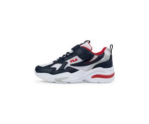 FILA Unisex Madrun Velcro Running Low Navy-white Größe: 34 | Outlet | kids | Blau