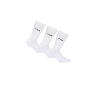 FILA Tennissocken Lifestyle Unisex 3er-Pack Weiß Größe 39-42