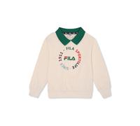 FILA Unisex Prarolo Regular Graphic Polo Sweatshirt Egret Größe: 122/128 | Strickjacken Outlet | kids