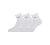 FILA Quarter-Socken Unisex Weiß Gr. 43-46