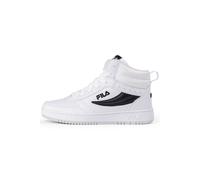 FILA REGA NF mid Teens Sneaker, White-Black, 39 EU