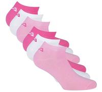 FILA Unisex Sneaker Socken, 6er Pack - Invisible, kurze Socken, Logo (2x 3 Paar) 35-38 Pink