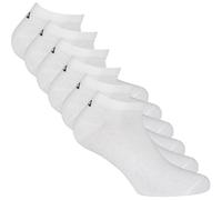 FILA Unisex Sneaker Socken, 6er Pack - Invisible, kurze Socken, Logo (2x 3 Paar) 35-38 Weiß