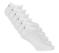 FILA Unisex Sneaker Socken, 6er Pack - Invisible, kurze Socken, Logo (2x 3 Paar) Weiß 39-42