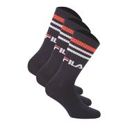 FILA Unisex Socken 3 Paar - Street, Sport, Lifestyle, Socks Set, Stripes, 35-46 Marine 39-42 (6-8 UK)