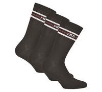 Socken FILA "UNISEX LIFESTYLE PLAIN SOCKS", Herren, Gr. 35-38, schwarz, Baumwollmischung, normal, Socken Socken, mit Logo-Schriftzug (31877911-35) schwarz