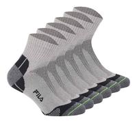 FILA Unisex Socken, 6 Paar - Quarter Multisport, Kurzsocken 39-42 Grau