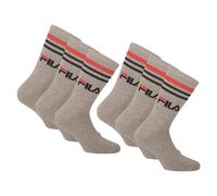 Kurzsocken FILA "Socken 6er Pack", Damen, Gr. 35-38, grau, Obermaterial: 80% Baumwolle CO. 18% Polyester PES. 2% Elasthan EL., Socken (46936124-35) grau