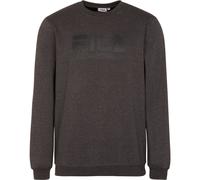 FILA Unisex Sweatshirt - BARBIAN crew sweat, Rundhals, Langarm, Logo-Print Dunkelgrau XS