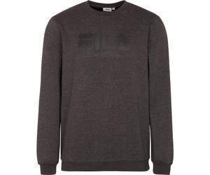 FILA Unisex Sweatshirt - BARBIAN crew sweat, Rundhals, Langarm, Logo-Print Dunkelgrau XS