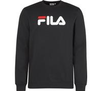 FILA Unisex Sweatshirt - BARBIAN crew sweat, Rundhals, Langarm, Logo-Print Schwarz XS