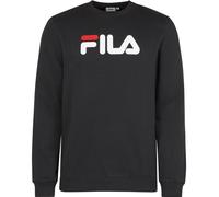 FILA Unisex Sweatshirt - BARBIAN crew sweat, Rundhals, Langarm, Logo-Print Schwarz XS