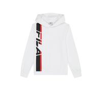 FILA Valversi Regular Graphic Hoodie Bright White Größe: 170/176 | Sportbekleidung Outlet | Unisex | Weiß