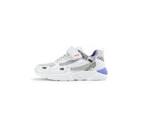 FILA VENTOSA A Velcro Kids Sneaker, White-Pale Iris, 34 EU