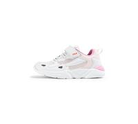 FILA VENTOSA A Velcro Kids Sneaker, White-Prism Pink, 31 EU