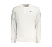 Fila Weißer Baumwoll-Herrenpullover S