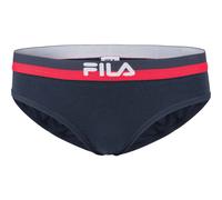 FILA Damen Slip - Regular Waist Panties, Logo-Bund, Cotton Stretch, uni, XS-XL Marine S