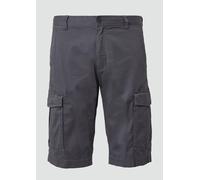 File: Baumwoll-Bermuda im Relaxed Fit mit Cargotaschen 30 grau 2167940.9573.30