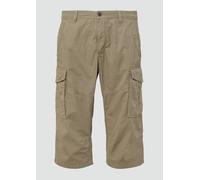 File: Gemusterte Cargo-Bermuda aus Baumwollmix im Relaxed Fit 31 Grün 2166878.78A0.31