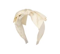 Filippa Firenze Haarreif Satin Bow mit eleganter Schleife weiß