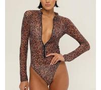 Filteilect Damen Badeanzug Langarm High Neck Sonnenchutz Reißverschluss | Langarm Design, High Neck Ausschnitt, UV-Schutz, sicherer Halt, ideal fÃ¼r aktives Schwimmen