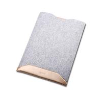 Filz&PU Leder Sleeve Case Hülle Tache Ultrabook Laptop Tasche für MacBook Air & MacBook Pro 13,3 Zoll/MacBook Pro Retina 13 Zoll Hülle mit Geschütztes Inneres und Externes Mousepad Gold